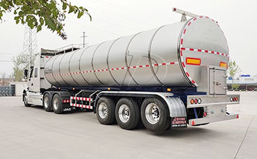 寧夏物流公司擬在我司訂購一批鮮奶運(yùn)輸半掛車